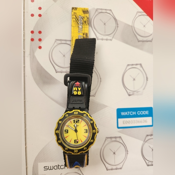 Vintage Swatch Scuba 200 Access Watch "Goodwill Games" SHB101. New Old Stock - Picture 8 of 15
